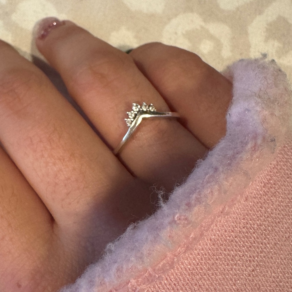 Pandora Tiara wishbone ring
